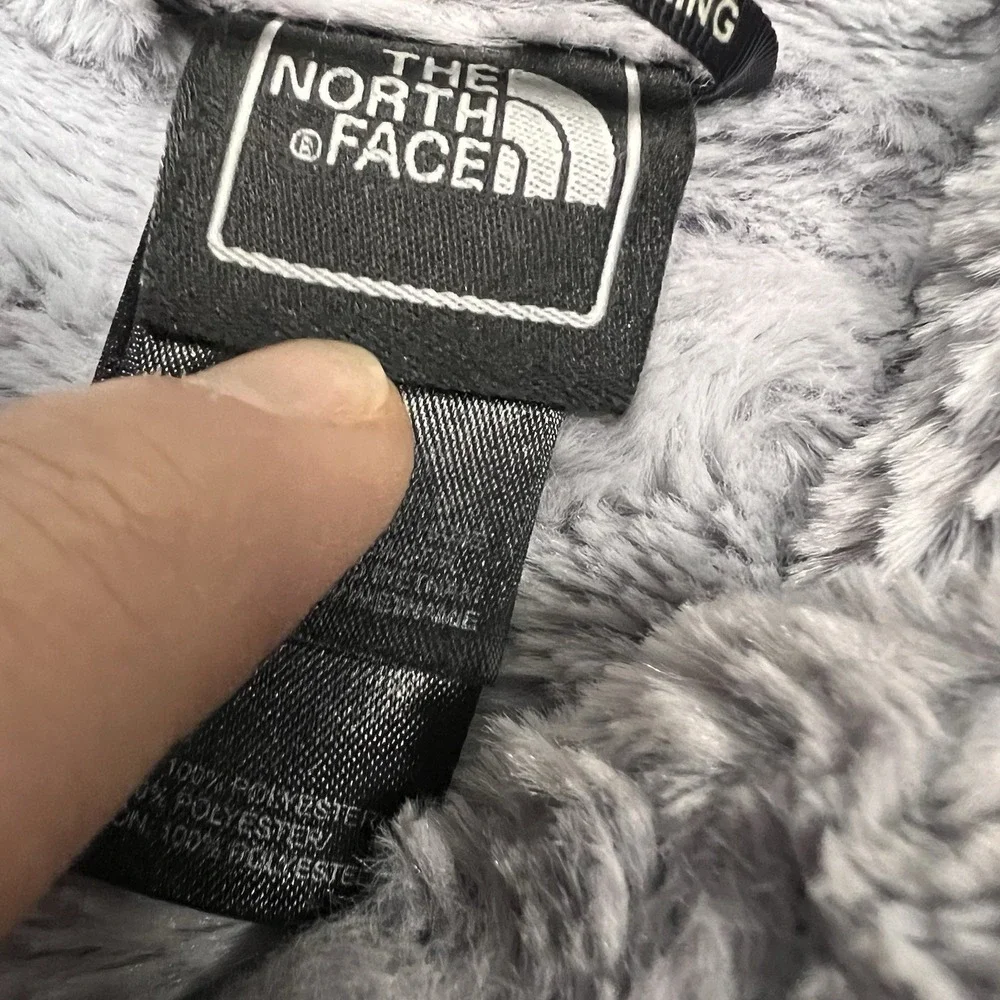 North Face Mossbud Swirl Plush Sherpa Lined Muted Purple Jacket Womens Small - Picture 8 of 9